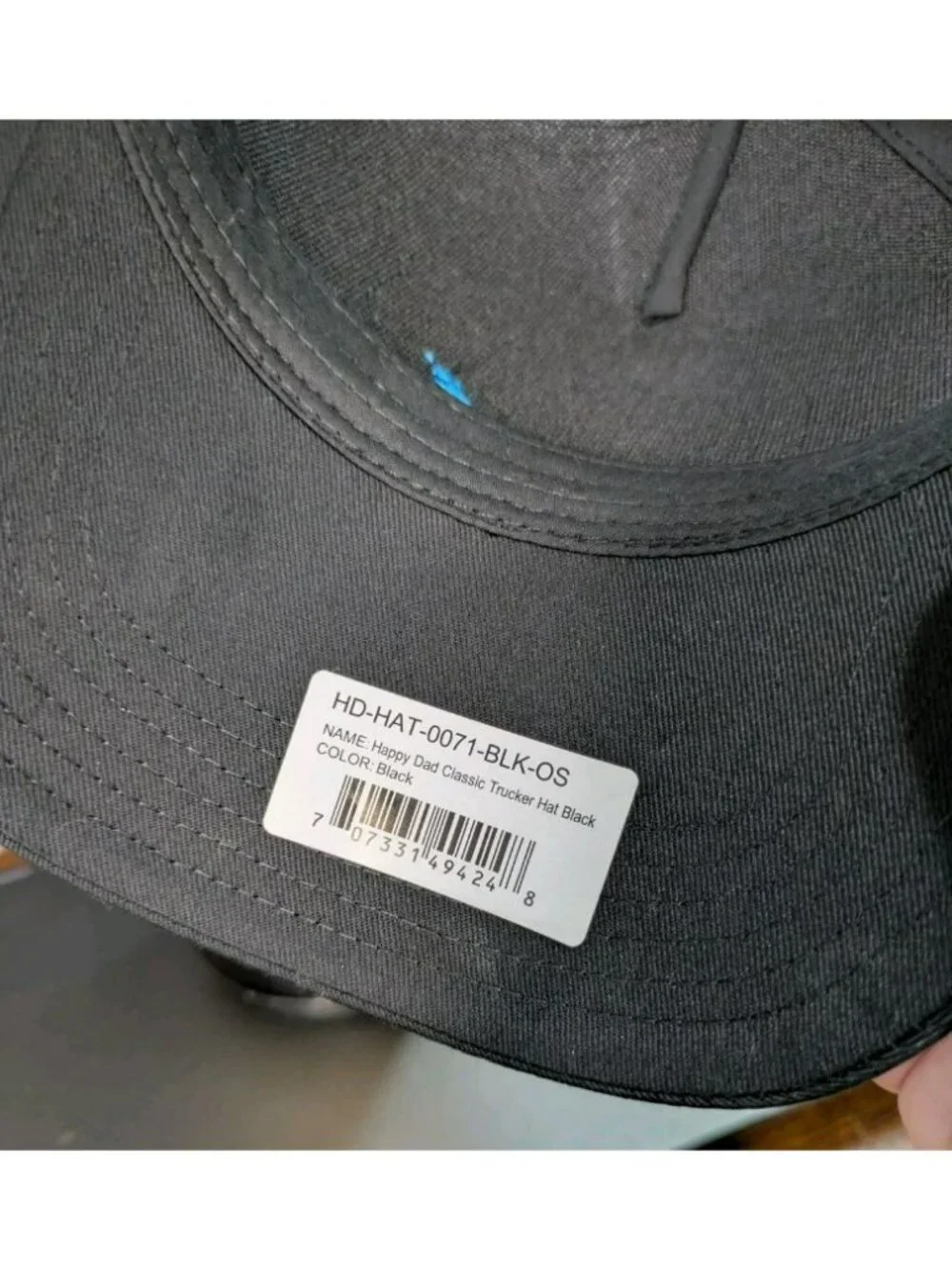 Happy Dad Hard Seltzer Classic Snapback Black Trucker Hat Cap New Nelk Boys